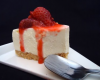 Cheesecake original au chocolat blanc et aux fraises