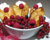 Crêpes aux fruits rouges et à la chantilly