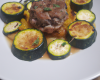 Timbale d'agneau aux courgettes