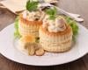 Bouchées à la reine quenelle et jambon