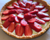 Tarte sablée aux fraises maison