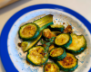 Courgette au bleu