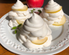 Pommes en  Meringue Glacée