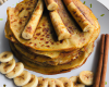 Crêpes banane et cannelle