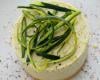 Bavarois de courgette et saumon