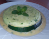 Flan de courgettes à la menthe