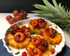 Crevettes ananas chorizo