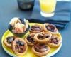 Minis tartelettes noix de pécan et raisins sec au caramel