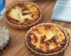 Quiche au Chavroux et aux petits lardons