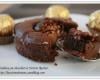 Moelleux au chocolat et Ferrero Rocher