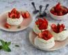 Mini pavlovas aux Fraises du Périgord IGP