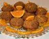 Muffins à l'orange et craquelin aux noisettes