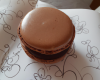 Macaron géant à la ganache au chocolat légère