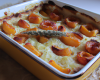 Gratin pain d'épices et abricots