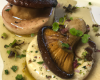 Tapas de quenelle aux cèpes et foie gras