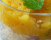 Verrine d'orient et sa gelée de carottes au cumin