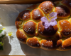 Brioche salée en fleurs à partager entre amis