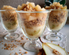 Crumble de poires confites en verrine