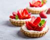 Tartelettes aux fraises et yaourt de brebis