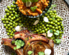 Côte de porc au tandoori et finesse de pois gourmands