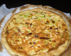 Tarte saumon sur lit de poireaux