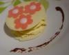 Mille feuilles de chocolat blanc mousse d'abricot