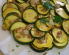 Courgettes au plat