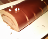 Bûche au chocolat des gourmands