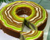 Cake marbré au kiwi