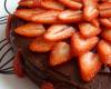 Gâteau Tentation au chocolat et aux fraises facile