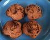 Muffins chocolat & pralin sans beurre