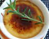 Crème brûlée miel et romarin