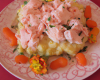 Parmentier de chou-fleur au saumon