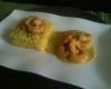 Crevettes ail et curry et son riz gourmand