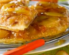 Tarte Tatin aux pêches blanches d'ici