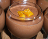 Mousse au chocolat au lait à la lavande et à l'abricot