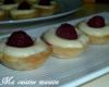 Mini tartelettes chocolat blanc et framboises