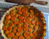 Tarte de carottes et d'abricots au gingembre