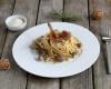 Linguine en sauce aux cailles et morilles