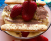 Tiramisu printanier aux fraises