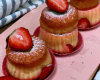 Petits cakes à  la fraise