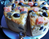 Cake au saumon et olives