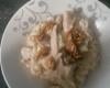 Risotto de poulet aux champignons