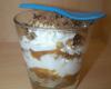 Verrine poires cookies caramel