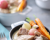 Blanquette de veau en noir et blanc