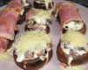 Champignons farcis boursin-jambon de parme