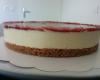 Cheesecake classique au chocolat blanc et fraises