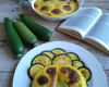 Clafoutis aux courgettes et à la fourme d'ambert