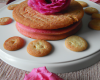 Charlotte aux griottes et biscuits roses