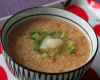 Soupe d'asperges au crabe